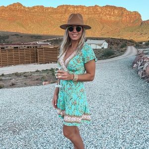 Bohemian Wrap Dress
